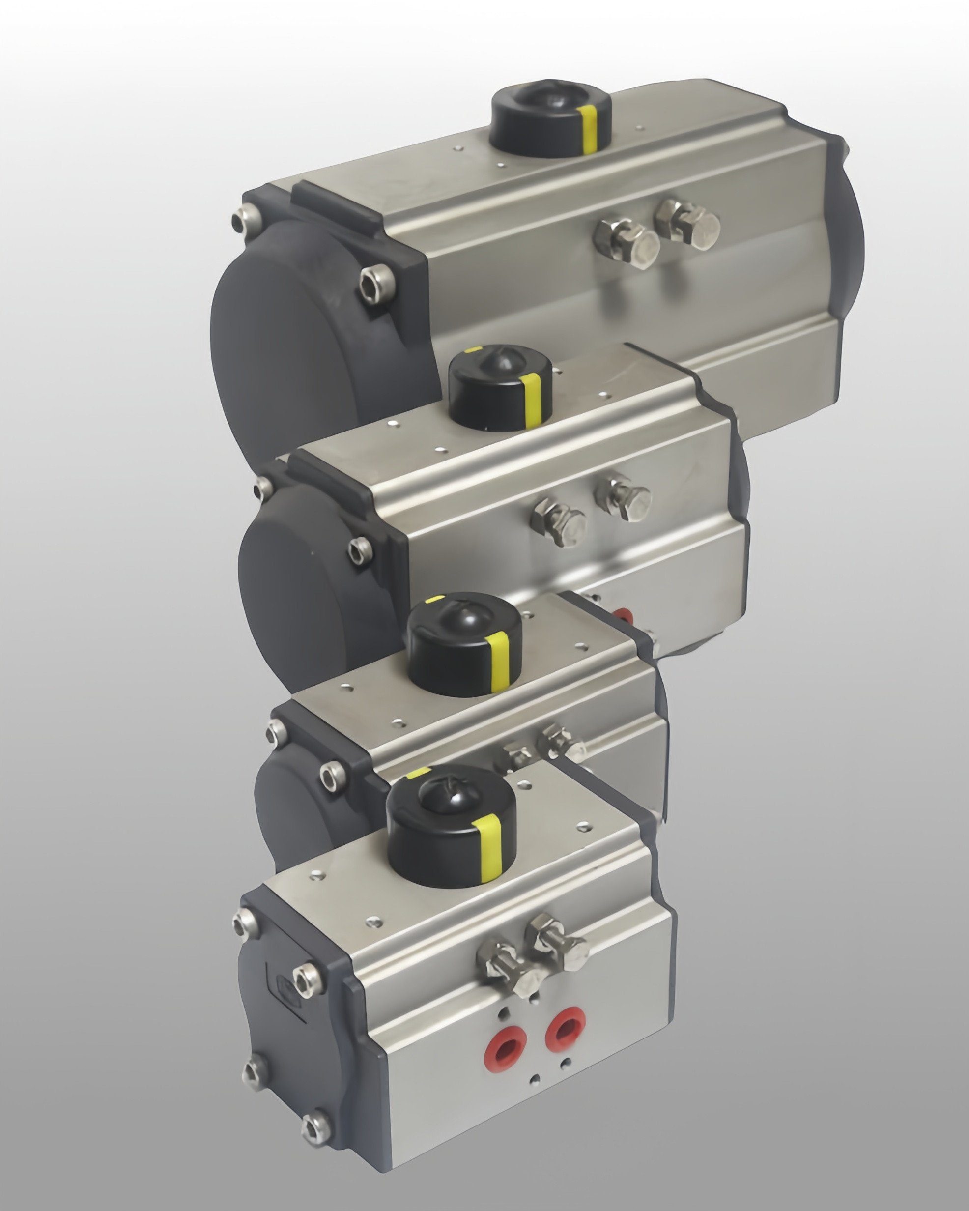 Valve Heavy Spring Storage Rack OEM Rack And Pinion Pneumatic Rotary Valve Actuator Industrial Compact ...