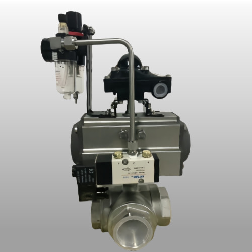 63mm Double Acting Rack And Pinion hard anodized Actuator control valves