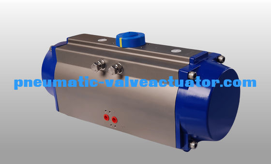 Actionneur pneumatique à crémaillère et pignon à 90 degrés pour charges lourdes, butées réglables pour vanne