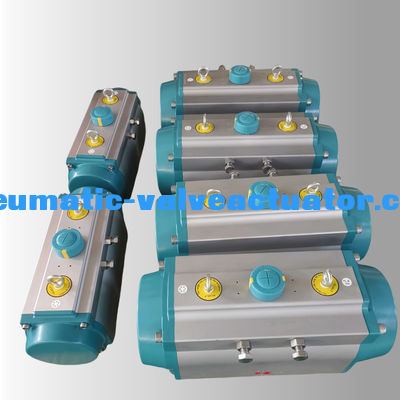 Quarter Turn Compact Rack And Pinion Type Actuator Double Action Spring Return