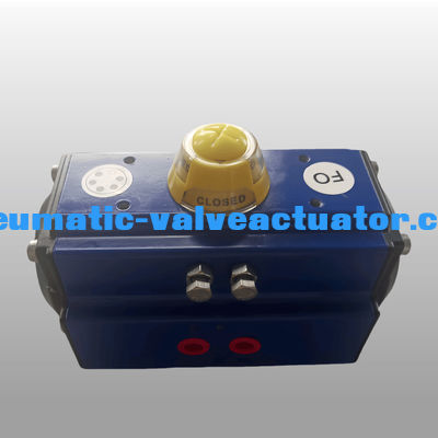 Single Action Pneumatic Rotary Actuator NAMUR ISO5211 DIN3337 Standards For Valves