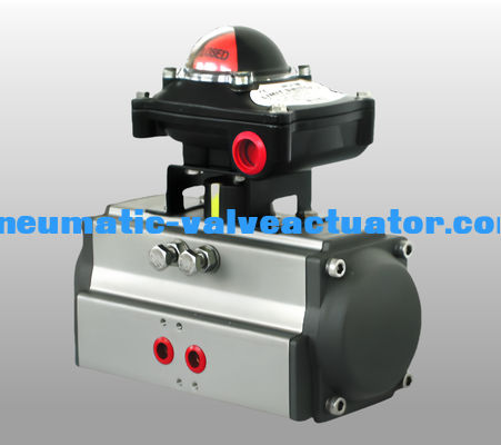 নিয়ন্ত্রক ভালভের জন্য বায়ুসংক্রান্ত চালিত ডাবল অ্যাকশন রোটারি অ্যাকচুয়েটর কম ঘর্ষণ