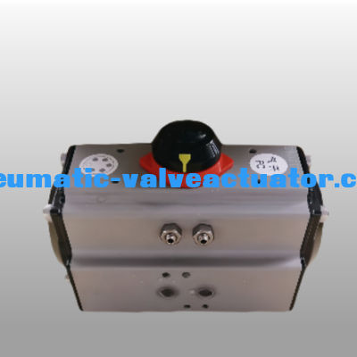 AT Serisi Top Valf Kelebek Valfı için Rack And Pinion Air Pneumatic Actuator