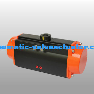 Industrial Aluminum Rack And Pinion Pneumatic Actuator For Butterfly Valves Ball Valves