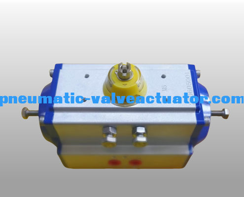 Rack And Pinion Air Pneumatic Actuator With Cover Screws Adjustable Actuator degree